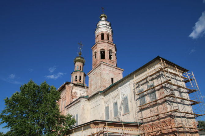 В Соликамске реставрируется храм Иоанна Предтечи Красносельского женского монастыря